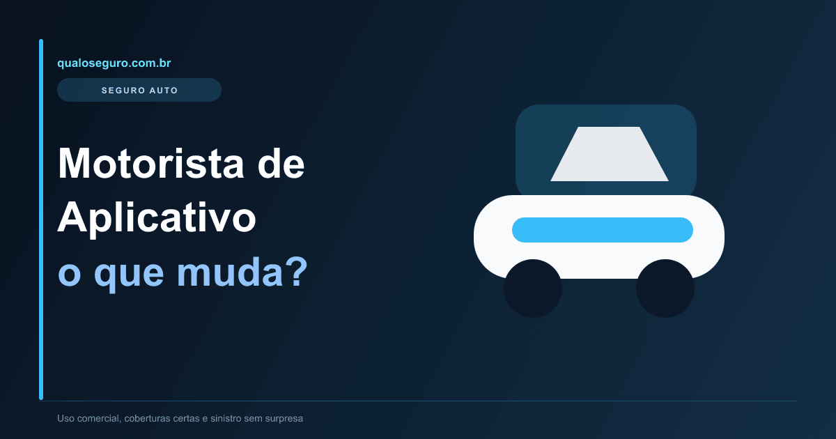 Seguro Auto para Motorista de Aplicativo: o que muda na apolice?