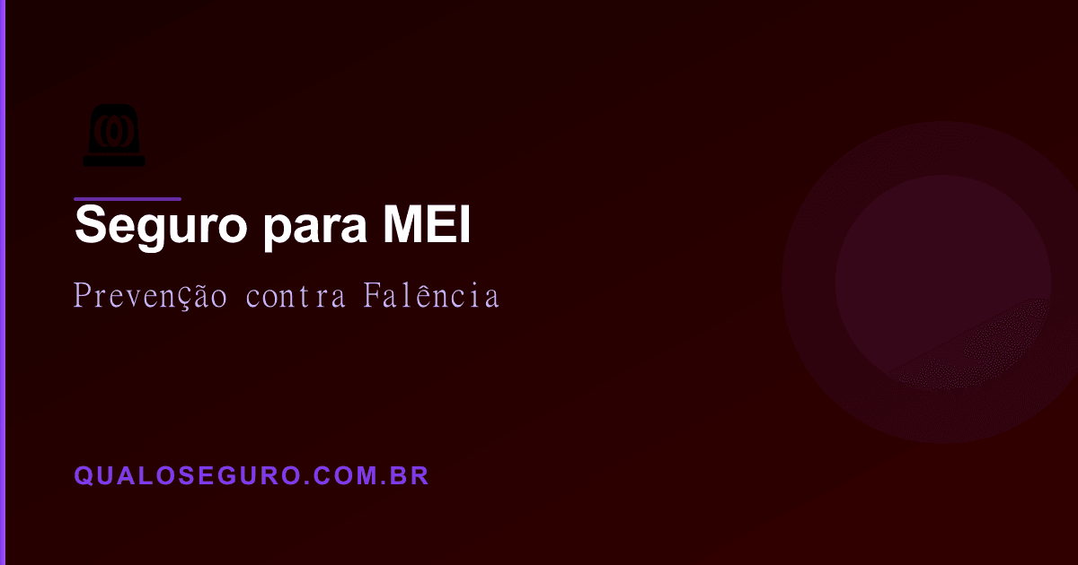 Por que o Seguro para MEI é a única coisa que separa você da falência em um imprevisto